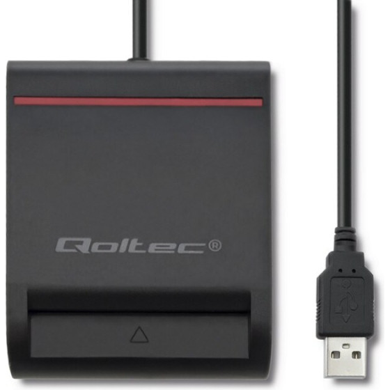 QOLTEC Smart Chip Id Card Scanner - (50642)