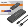 QOLTEC Storage Drive Enclosure Ssd Enclosure Black M.2 - (50311)