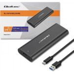 QOLTEC Storage Drive Enclosure Ssd Enclosure Black M.2 - (50312)