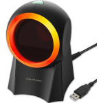 QOLTEC Wired Desktop Barcode Scanner 1D | 2D - (50857)