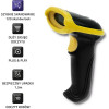 QOLTEC Wireless Laser Barcode Scanner 1D | 2.4GHz - (50862)
