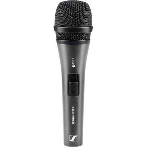 Sennheiser E 835-S - vocal, dynamic, Cardioid Microphone With on-Off Switch - (S004514)