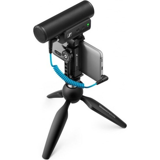 Sennheiser Mke 400 Mobile Kit - condenser, Supercardioid Microphone With low-Pass Filter With Manfrotto Tripod - (S509257)