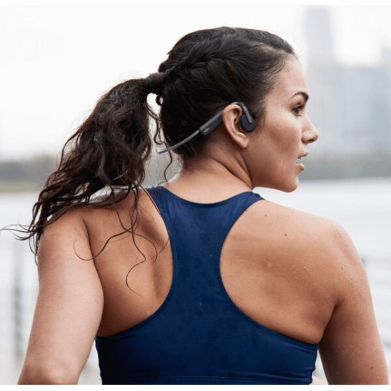 Shokz Openmove Headphones Wireless Neck-Band Sports Bluetooth Grey - (S661GY)