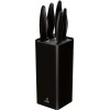 SMILE SNS-6 6-Piece Block Knife Set Black - (5903151023308)