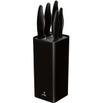SMILE SNS-6 6-Piece Block Knife Set Black - (5903151023308)