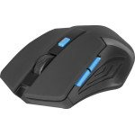 Defender Mouse Accura MM-275 Rf BLACK-Blue Optical 1600DPi 6P - (52275)