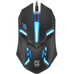 Defender Mouse Cyber MB-560L Black 7 Colors 1200DPi 3P - (52560)