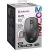 Defender Mouse Feam MM-296 Rf Silent Black - (52296)