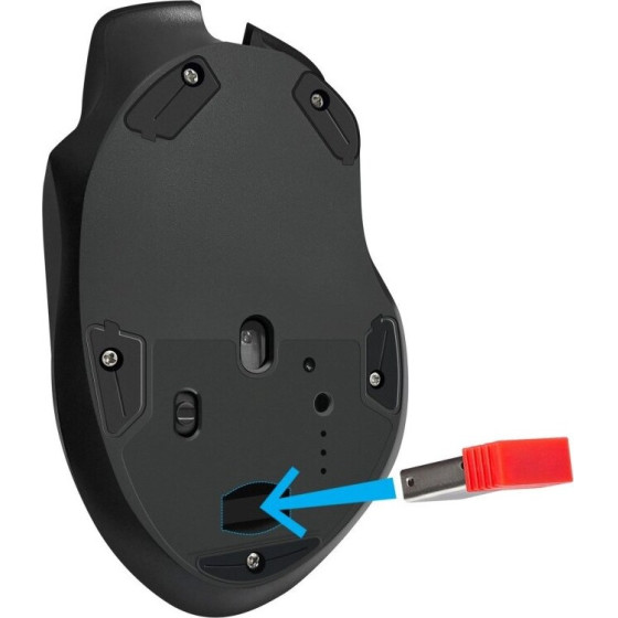 Defender Mouse GM-213 Thunder Rf 1600dPi 8P Black - (52213)