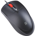 Defender Mouse Icon MB-057 Optical 1000dPi 3P Black Silent Click - (52057)