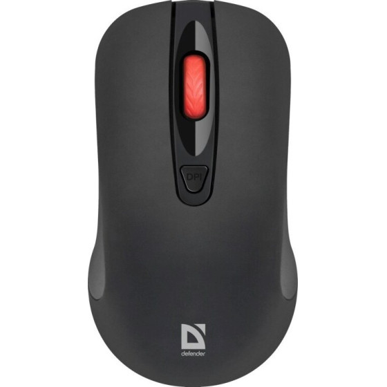Defender Mouse Nexus MS-195 Rf Silent Black - (52195)