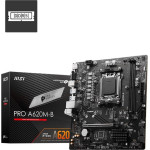 MSI Pro A620M-B Motherboard Amd A620 Socket AM5 Micro Atx - (7E28-017R)