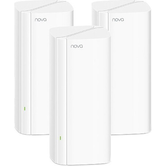 Tenda EX12 Dual-Band (2.4 Ghz / 5 GHz) AX3000 System Mesh Wi-Fi 6 (3-Pack) White - (Nova EX12(3-pack))