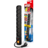 Acar S8 Black 8 Ac outlet(s) 230 V 3m - (W0148)