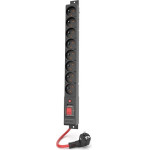 Acar S8 Black 8 Ac outlet(s) 230 V 3m - (W2451)