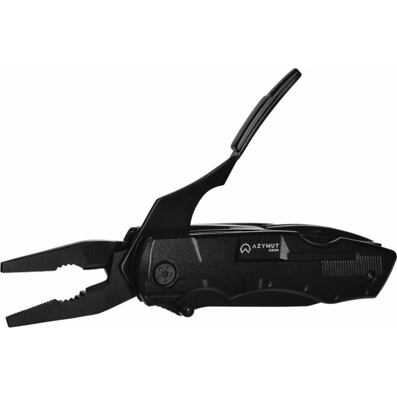 AZYMUT Multitool Gron - 11 Tools + 9 Bits + Holster - (H-P224052)