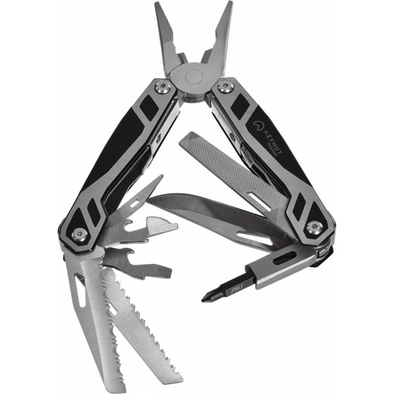 AZYMUT Multitool Trohon - 12 Tools + 8 Bits + Holster - (H-P2010121)