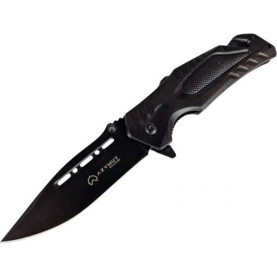 AZYMUT Rescue Knife +Belt Cutter +Glass Breaker +Case - (H-K2010878)