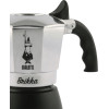 Bialetti Brikka Moka Pot 0.1 L Black, Stainless Steel - (8006363040556)