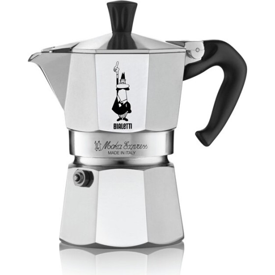 Bialetti Moka Express Moka Pot 0.23 L Aluminium - (990001164)