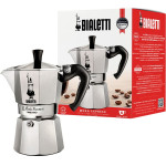 Bialetti Moka Express Moka Pot 0.3 L Aluminium, Black