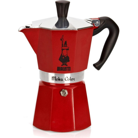 Bialetti Moka Express Moka Pot Red
