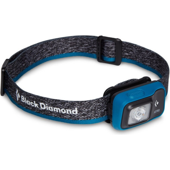 Black Diamond Astro 300 Black, Blue Headband Flashlight - (BD620674)