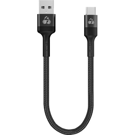 Powertech ������� USB-C �� Usb 60W, 480Mbps, 25cm, ����� - (PTR-0166)