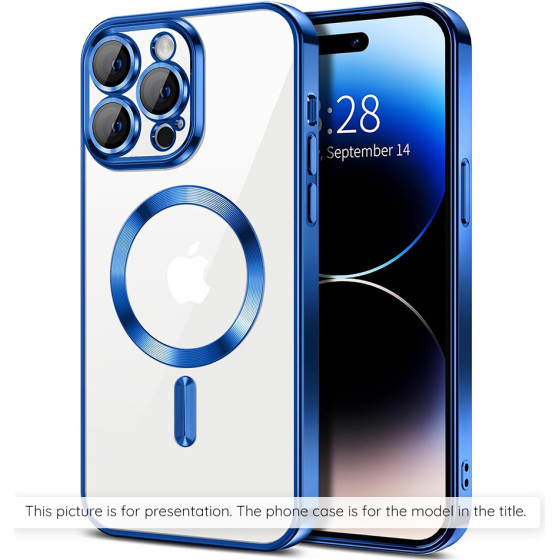 Techsuit - Luxury Crystal Magsafe - Iphone 17 - Deep Blue