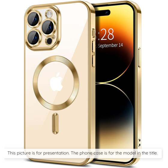 Techsuit - Luxury Crystal Magsafe - Iphone 17 - Gold