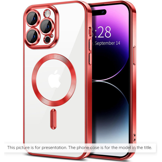 Techsuit - Luxury Crystal Magsafe - Iphone 17 Air - Red