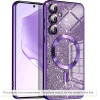 Techsuit - Luxury Glitter Magsafe - Iphone 17 - Deep Purple
