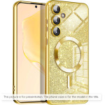 Techsuit - Luxury Glitter Magsafe - Iphone 17 - Gold