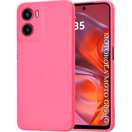 Techsuit - Softflex - Motorola Moto G05 / E15 - Hot Pink