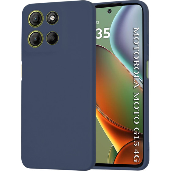 Techsuit - Softflex - Motorola Moto G15 / G15 Power - Navy Blue