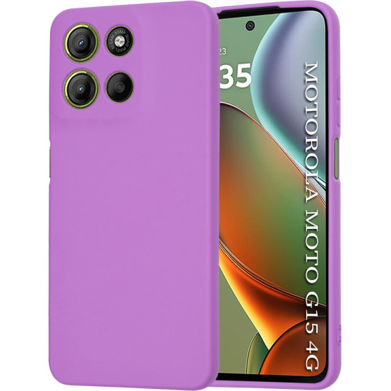 Techsuit - Softflex - Motorola Moto G15 / G15 Power - Purple