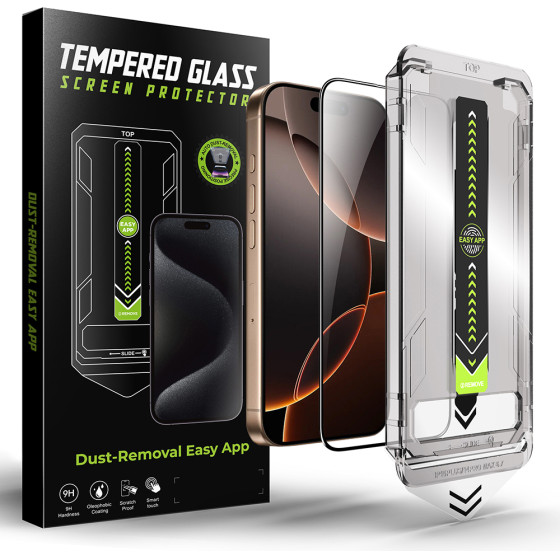 Techsuit - Titanglass Fullcover - Iphone 17 Air - Black
