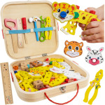 Kruzzel 26581 Wooden Tool Box - (18423-0)