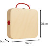 Kruzzel 26581 Wooden Tool Box - (18423-0)