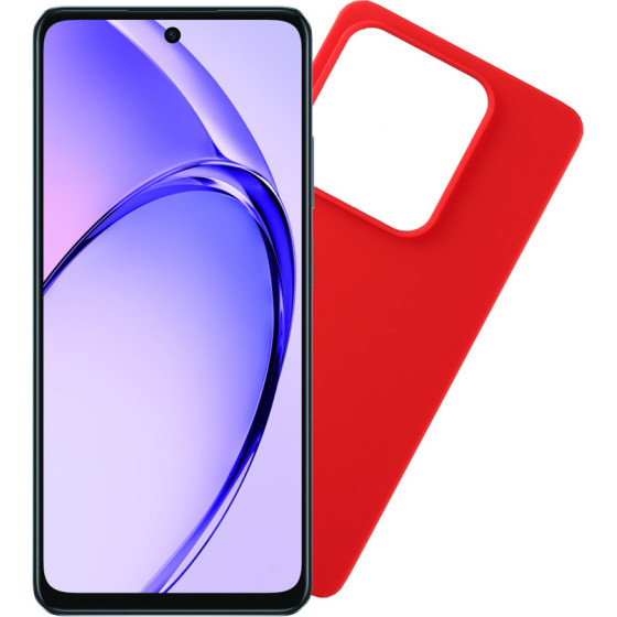 Volte-Tel ���� Oppo A40/A3X 5G/A3X 4G 6.67'' Silicon Tpu Camera Guard RED