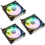 Kolink Umbra X 120mm Argb High Performance Pwm Fan Triple Pack - Black - (PGW-FN-KOL-019)