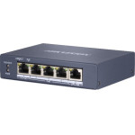 Hikvision Network Links Non-Managed Gigabit Ethernet (10/100/1000) Poe Support Blue - (DS-3E0505HP-E)
