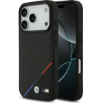 BMW Case M Carbon Tricolor Line Magsafe For Iphone 17 Pro Black - (BMHMP17L23PUDTK)