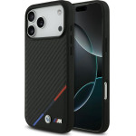 BMW Case M Carbon Tricolor Line Magsafe For Iphone 17 Pro Max Black - (BMHMP17X23PUDTK)
