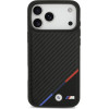 BMW Case M Carbon Tricolor Line Magsafe For Iphone 17 Pro Max Black - (BMHMP17X23PUDTK)