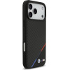 BMW Case M Carbon Tricolor Line Magsafe For Iphone 17 Pro Max Black - (BMHMP17X23PUDTK)