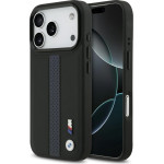 BMW Case M Perforated Stripe Logo Magsafe For Iphone 17 Pro Blue - (BMHMP17L25PCPSKB)