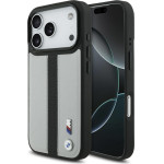 BMW Case M Perforated Stripe Logo Magsafe For Iphone 17 Pro Gray - (BMHMP17L25PCPSGK)