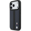 BMW Case M Perforated Stripe Logo Magsafe For Iphone 17 Pro Navy Blue - (BMHMP17L25PCPSVK)